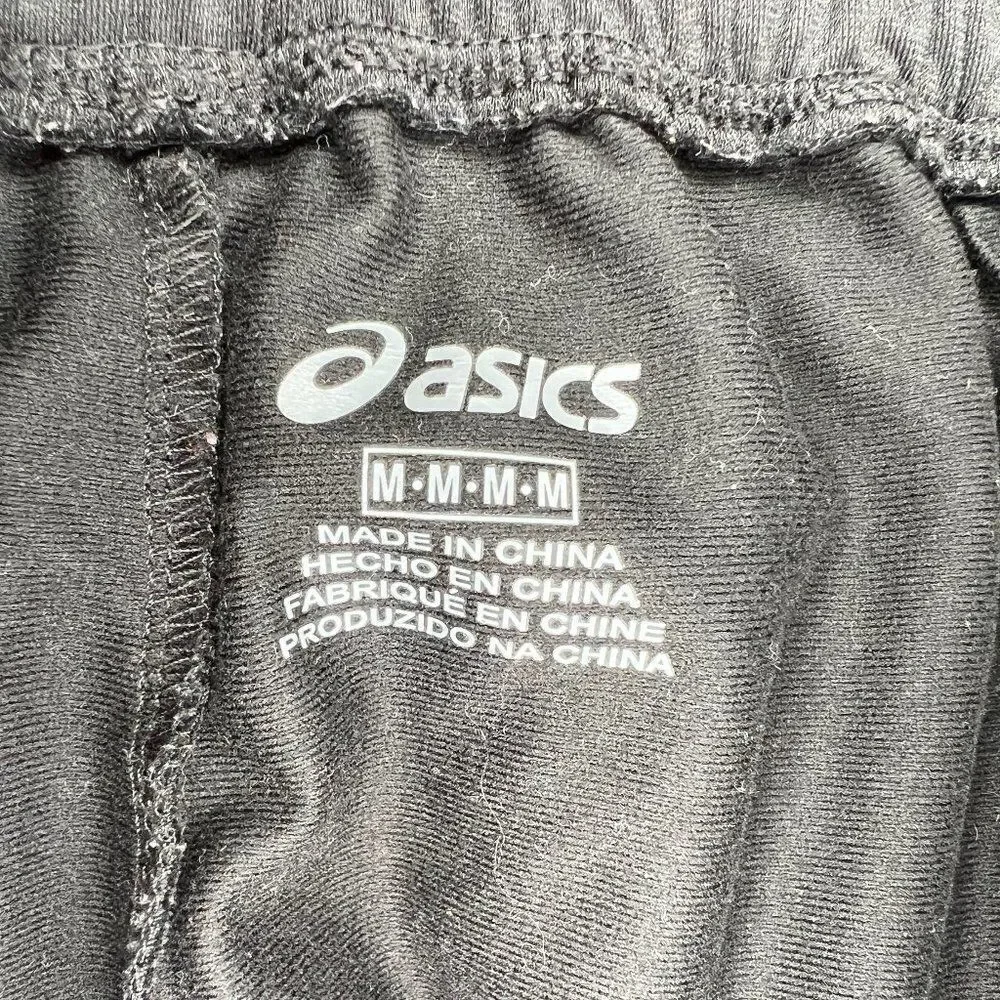 Asics Running Joggers Men's Size Medium‎ Black Athletic Sweatpants